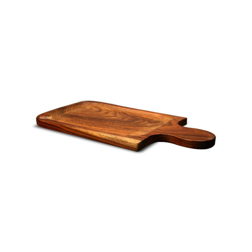 Wood Small Rectangle Platter w/Hdl SZ31